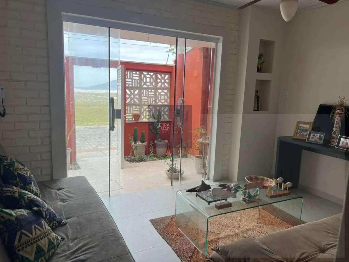 Casa para locação fixa, vista mar com área gourmet, 3 quartos