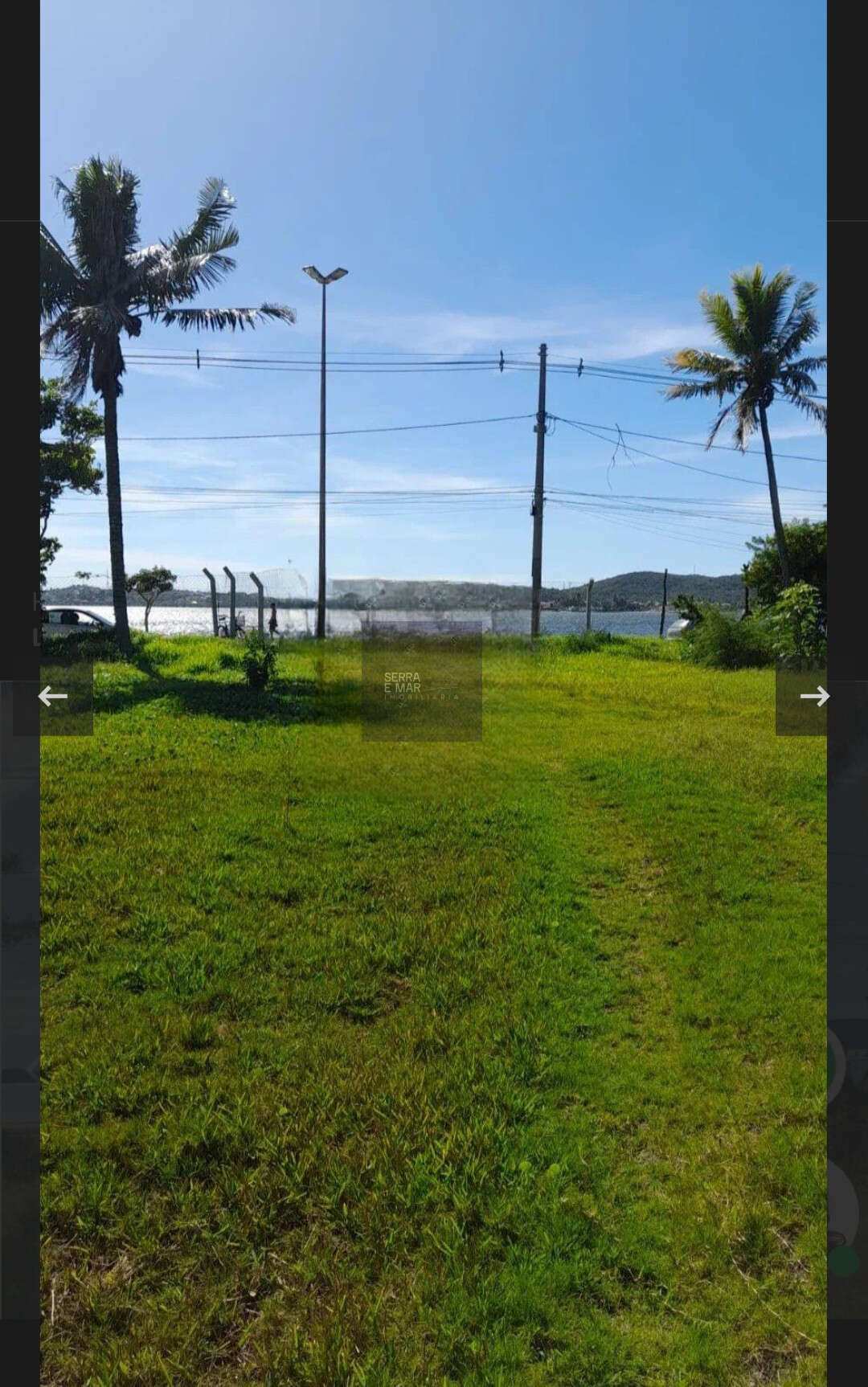 Raridade: lote à venda vista Lagoa Araruama - Serra e Mar Imobiliária